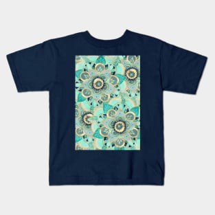 Gilded Emerald Enamel Kids T-Shirt